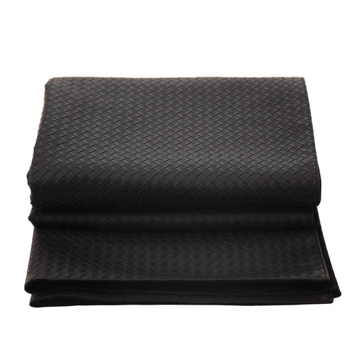 Elegant Woven Leather Mat