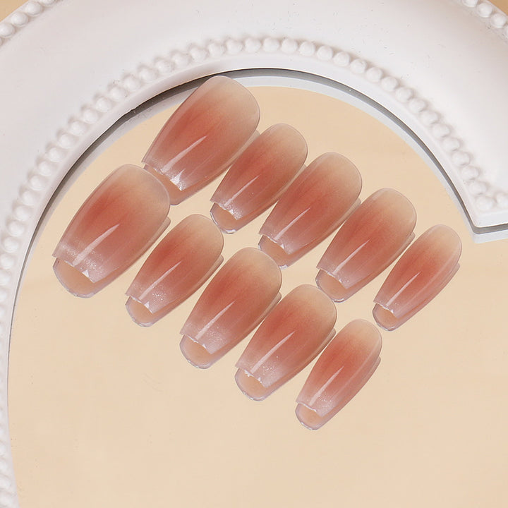 Elegant Sculpted Press-On Nails Bowlift