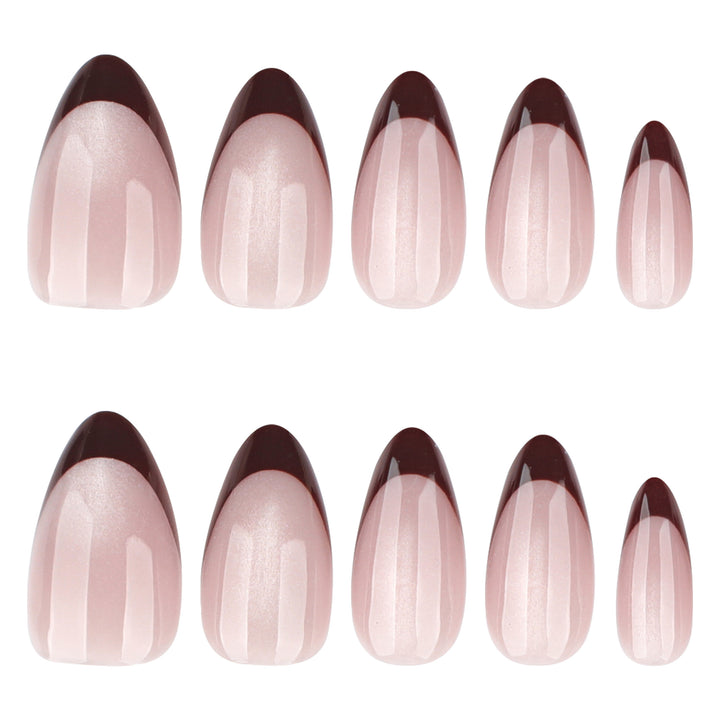 Elegant Acrylic Nails with Modern Ombre Design Bowlift