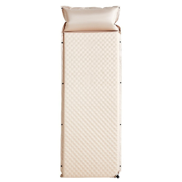 padded foldable outdoor camping mattress with built-in pillow and water-resistant Oxford fabric Bowlift