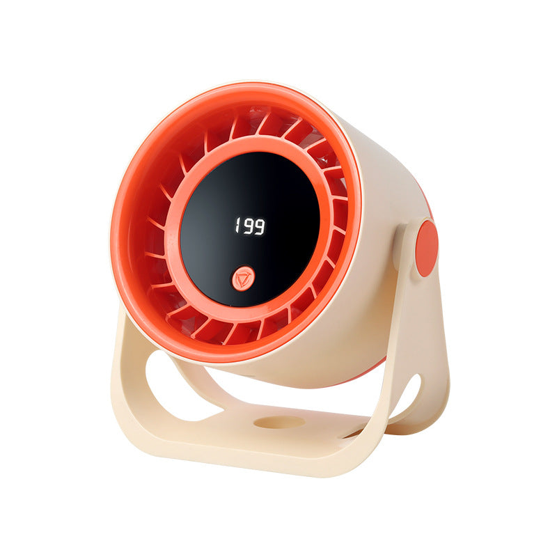Women's compact table fan with digital display Bowlift