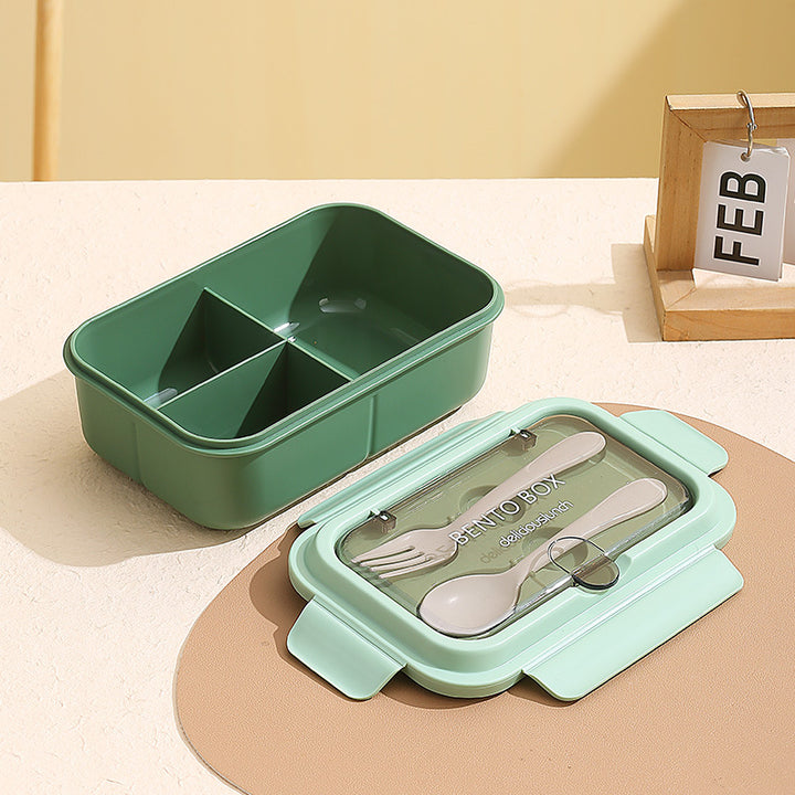Airtight Bento Lunch Box with Removable Divider