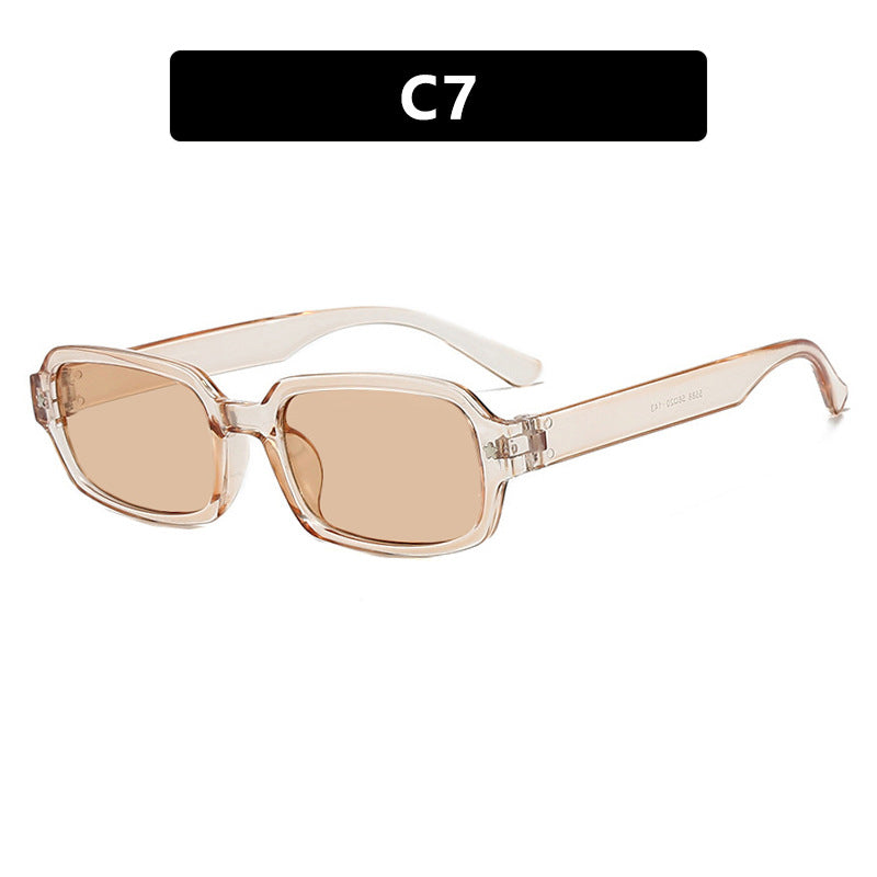Women's fashionable rectangular sunglasses with outstanding design and protective UV filter Bowlift