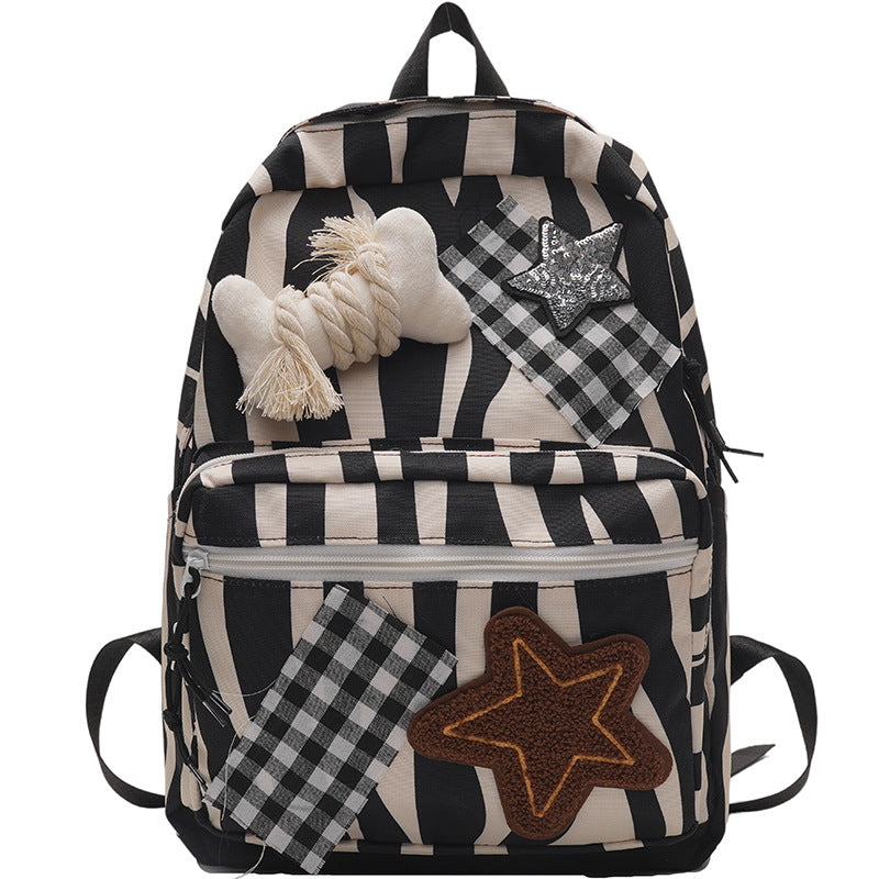 Backpack with Creative Applications and Practical Compartments Bowlift