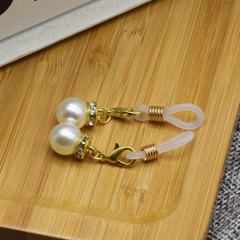 Elegant Pearl and Crystal Eyewear Holder Bowlift