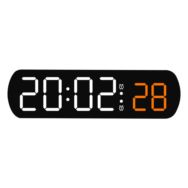 Digital radio alarm clock with multicolored LED display Bowlift