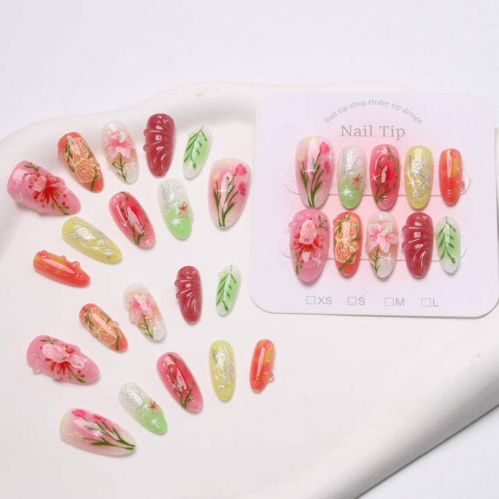 DIY Press-On Nail Art Set Bowlift