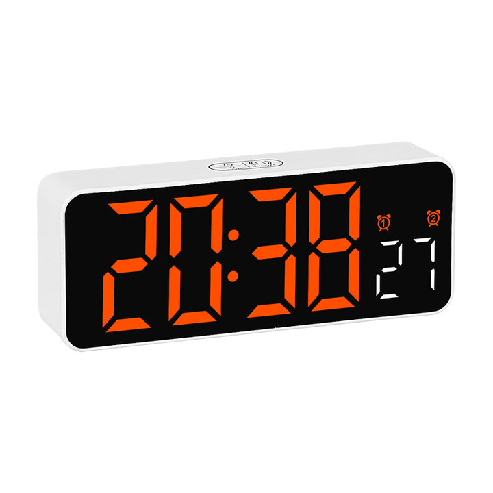 Digital Alarm Clock with Large LED Display and Dual Alarm Function Bowlift