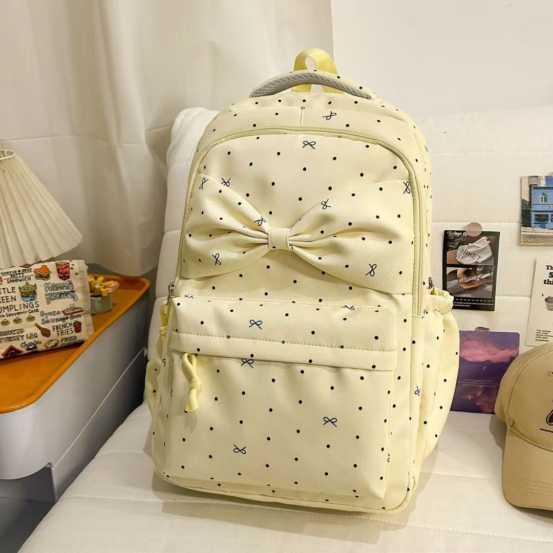 Charming Bow-Accent Backpack