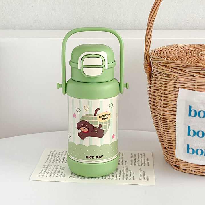 Ladies Insulated Thermos Bottle with Cute Animal Design Bowlift