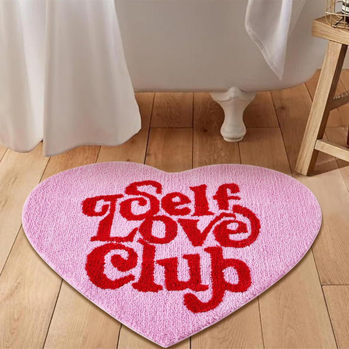 Heart-shaped Bath Mat