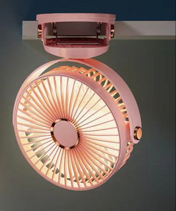 Unisex Portable Fan with LED Lighting Bowlift