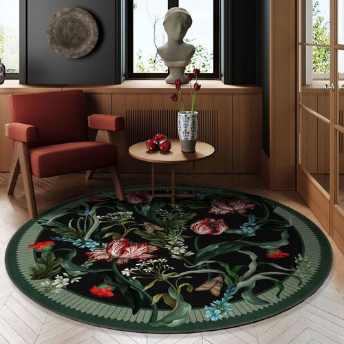 Artistic Floral Area Rug