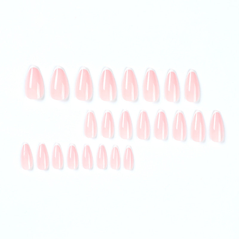 Artistic Stiletto Nails with Elegant French Tip Design Bowlift