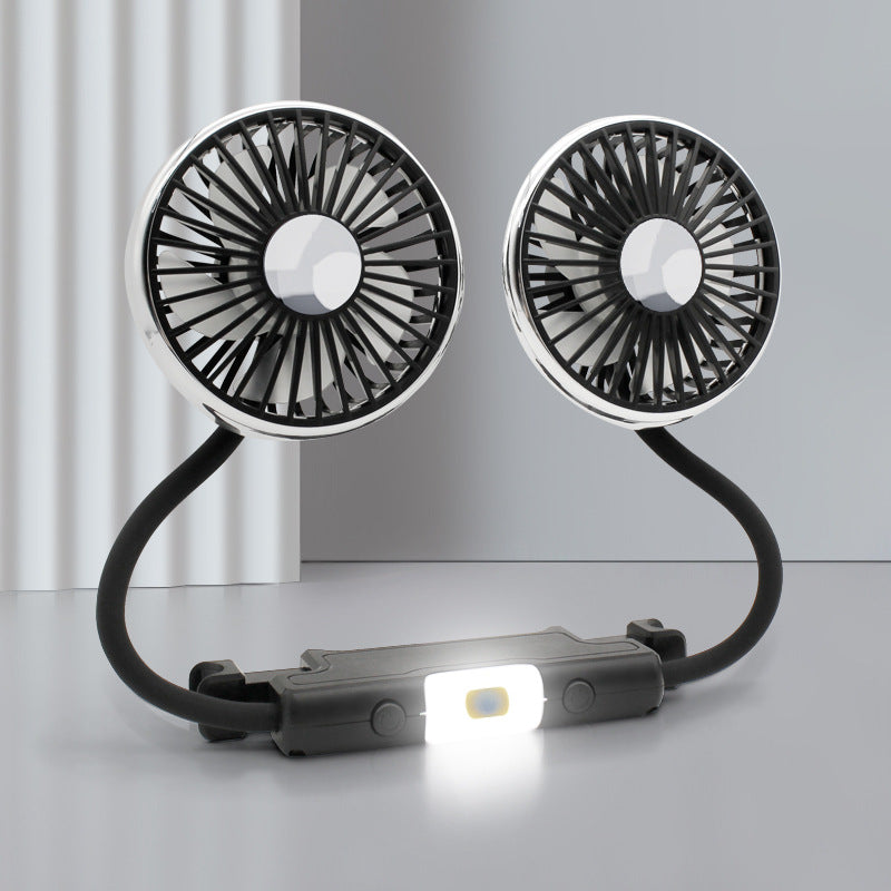 Portable Dual-Head Car Ventilation Fan Bowlift