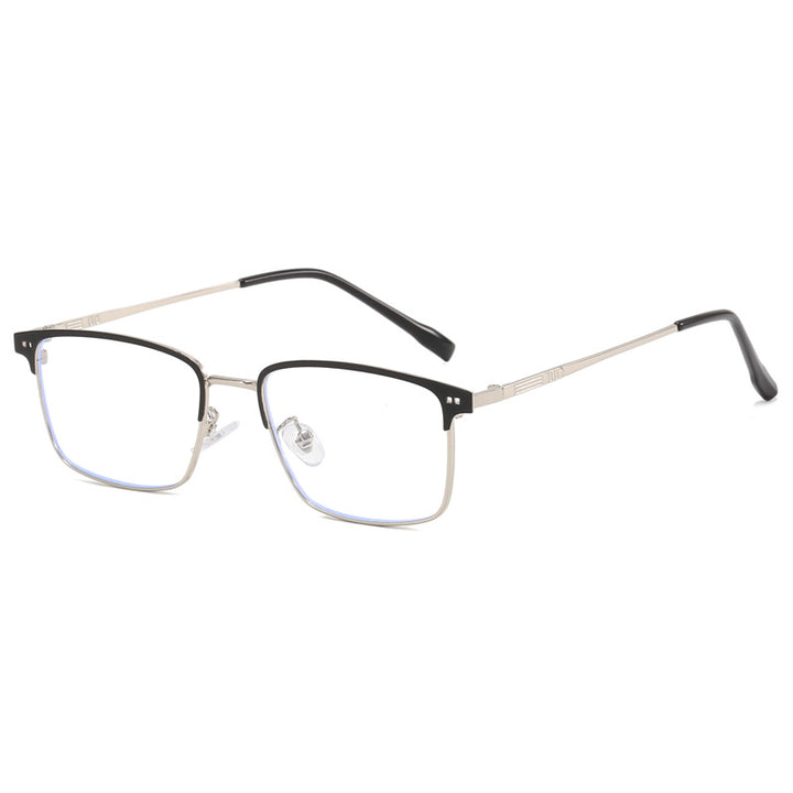 Women's elegant square glasses with fine metal frame Bowlift