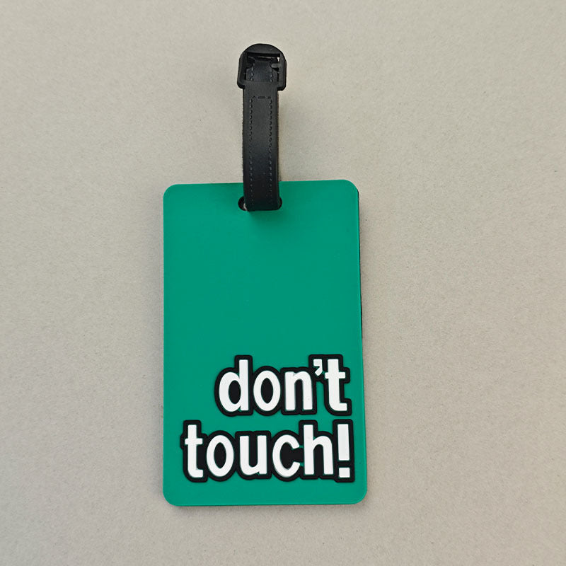 Unisex Luggage Tag with Eye-Catching Warning Message Bowlift