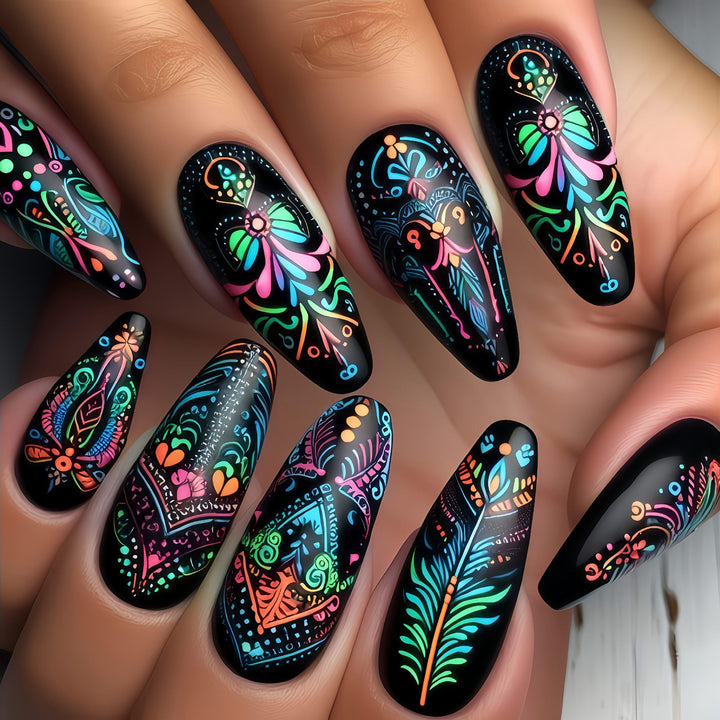 Artful Nail Extensions with Elegant Tips Bowlift