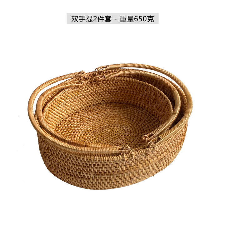 Women's Handcrafted Rattan Basket Bowlift