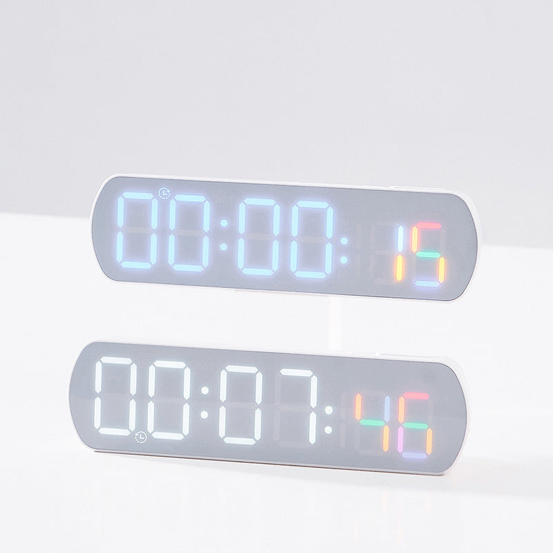 Digital Alarm Clock with Large LED Display and Temperature Display Bowlift