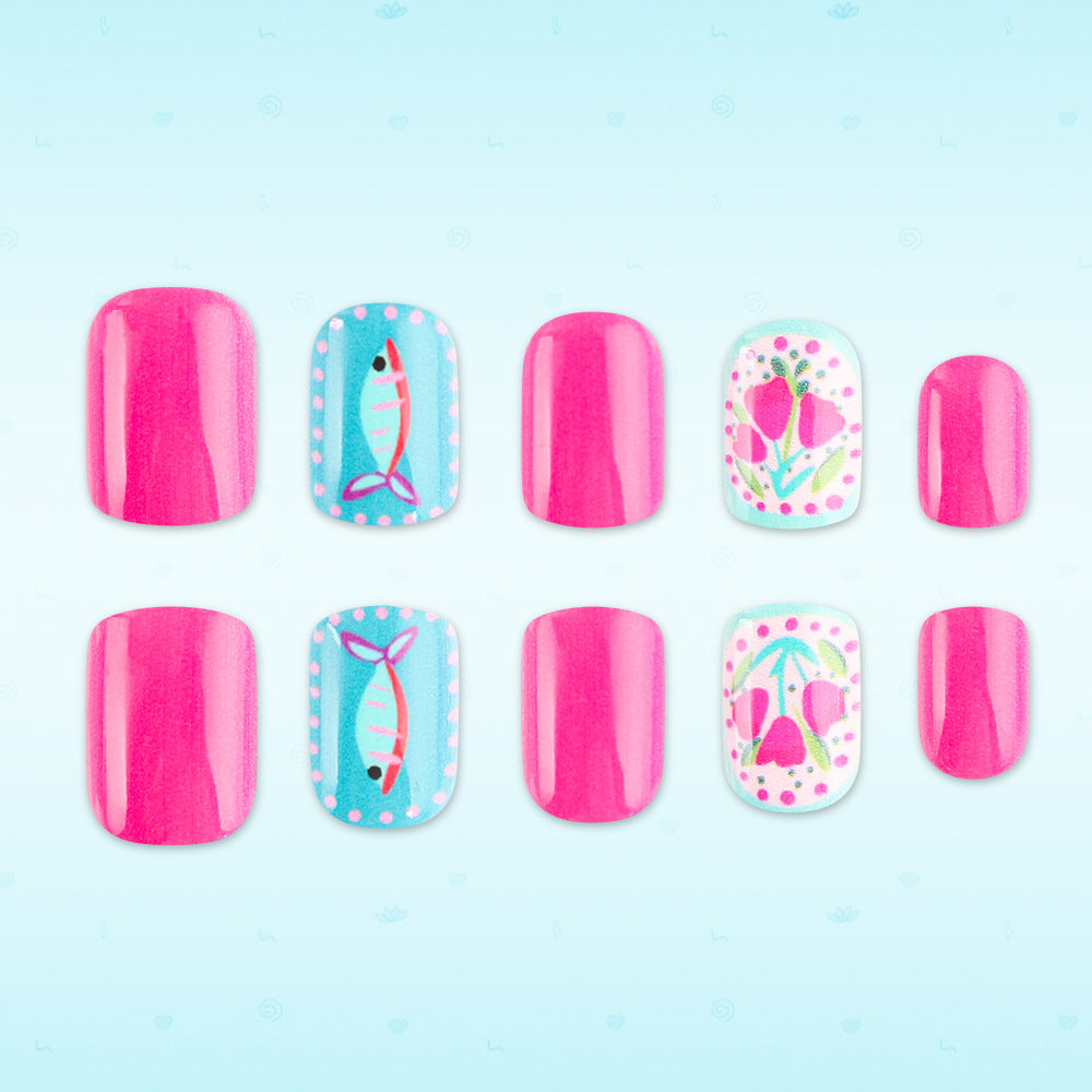 Artistic Floral Nail Art Bowlift