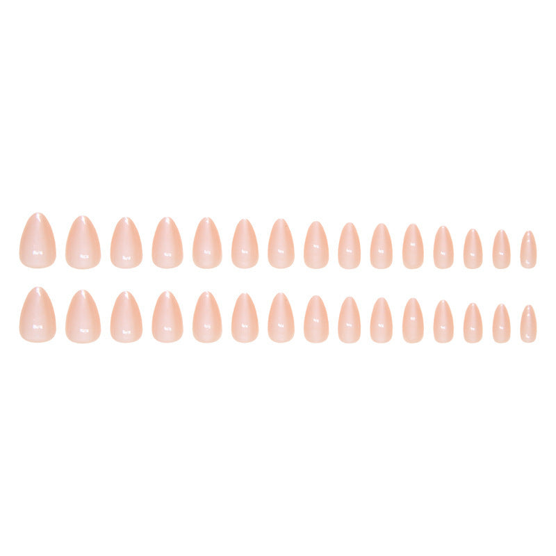 Natural Glossy Press-On Nail Tips Bowlift
