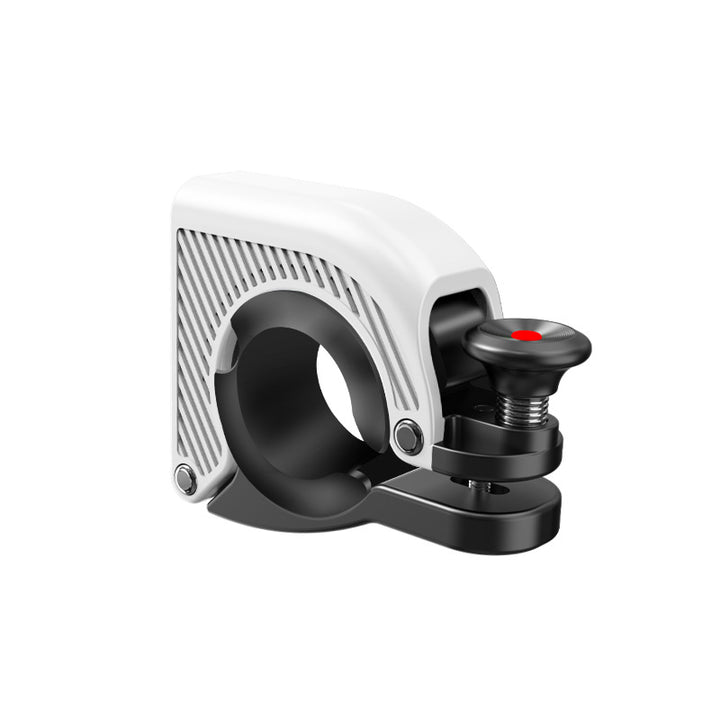 compact handlebar bell clamp with quick release knob Bowlift