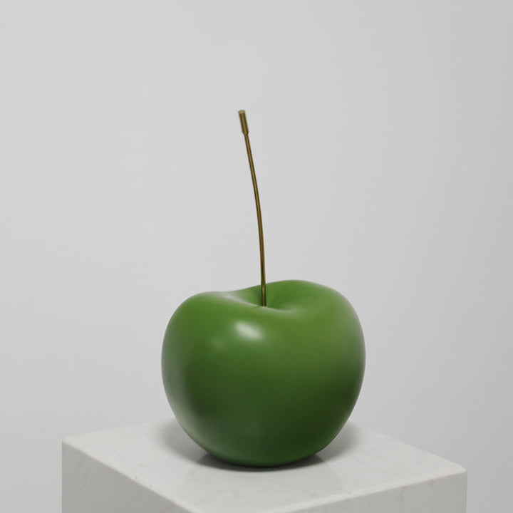 Decorative Green Apple Sculpture