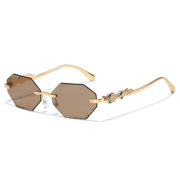 Fashion-Forward Statement Hexagonal Sunglasses Bowlift