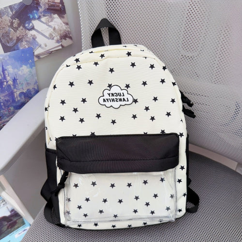 Comfortable Star-Patterned Backpack