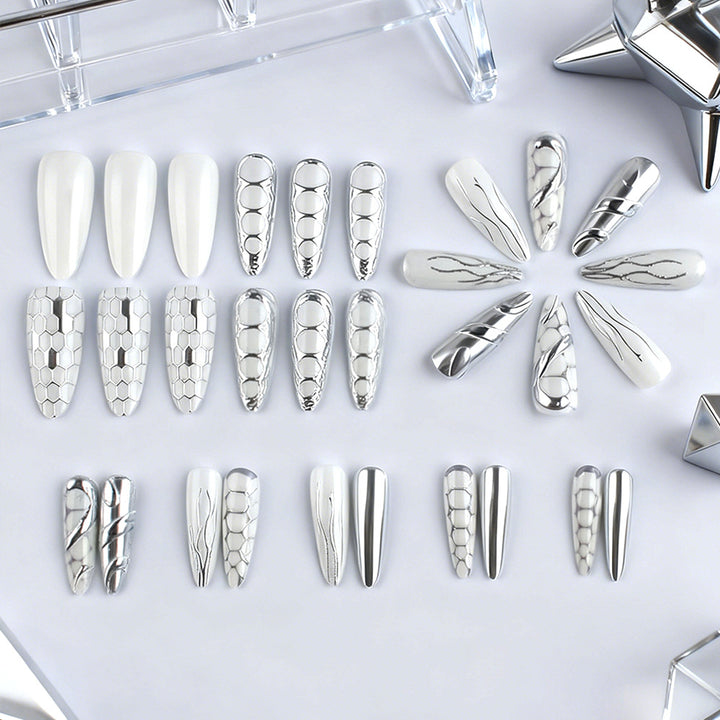 Artistic Textured Nail Tips Bowlift