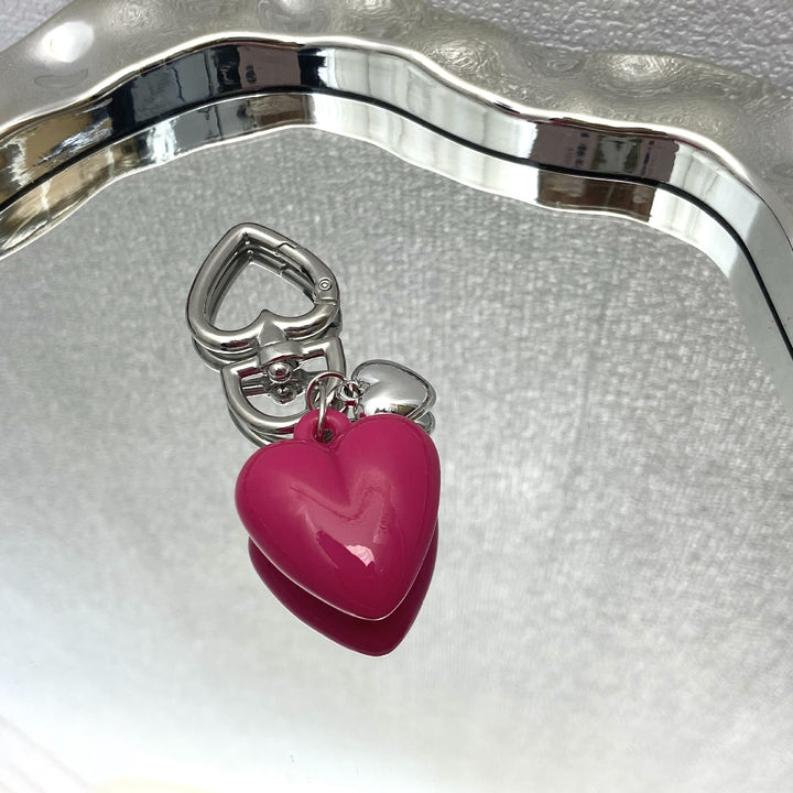Heart-Themed Handcrafted Keychain Bowlift