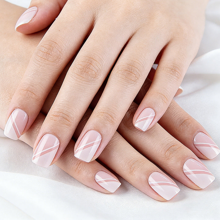 Elegantly Designed Geometric Nail Art Set Bowlift