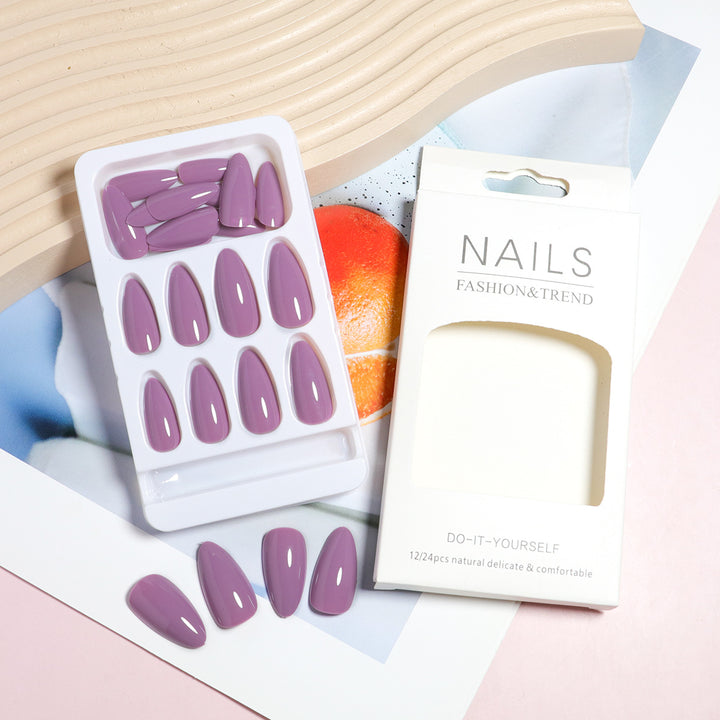Premium DIY Almond-Shaped Press-On Nail Kit Bowlift
