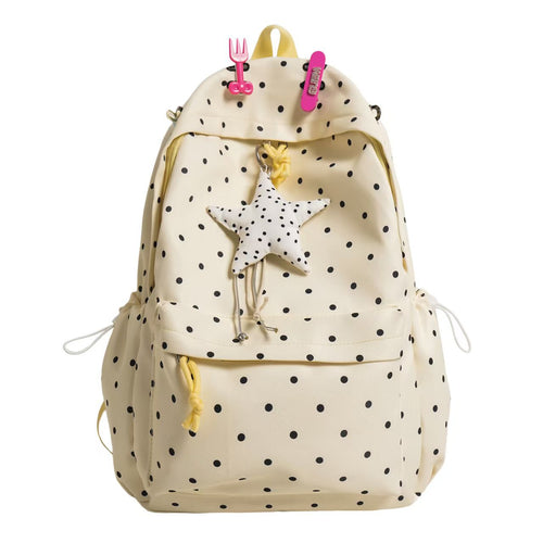 Playful Polka Dot Backpack Bowlift