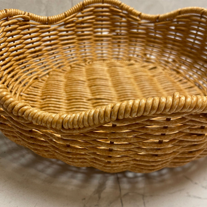 Decorative Woven Serving Basket Bowlift
