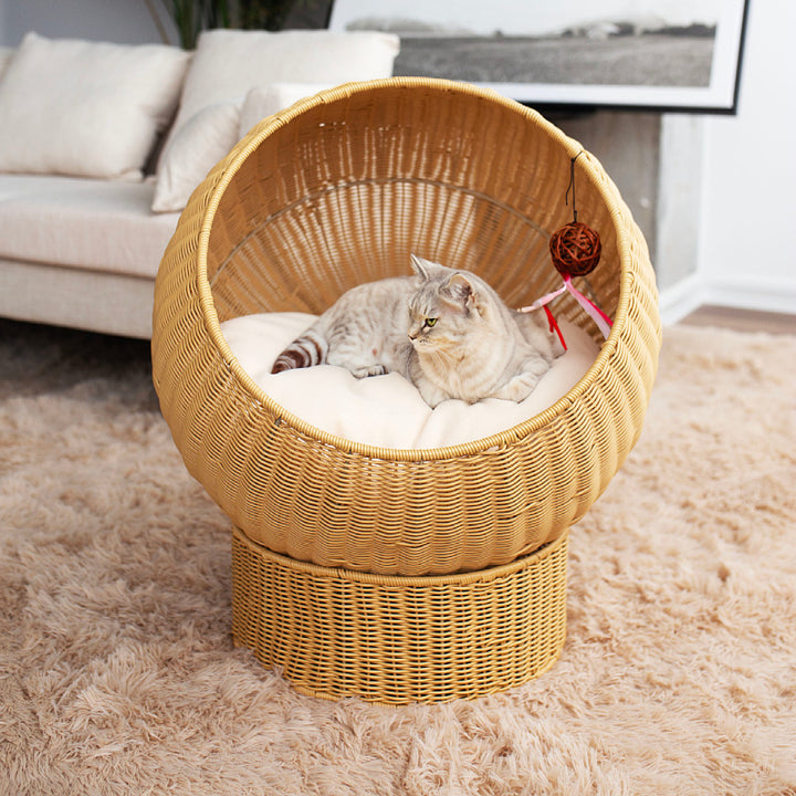 Natural fiber cat furniture Bowlift