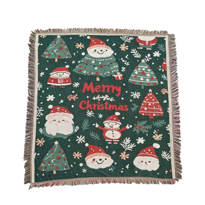 Festive Holiday Throw Blanket