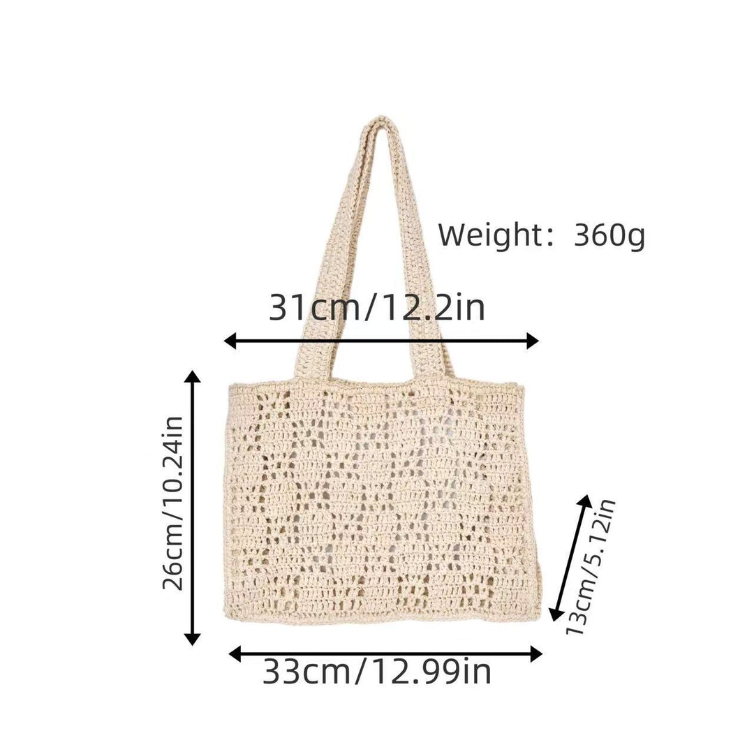 Braided Tote Bag Made of Natural Material Bowlift