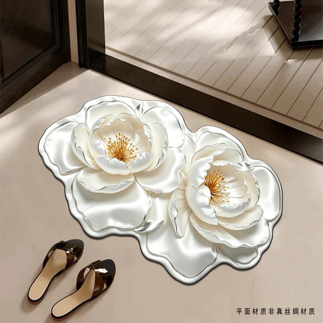 Decorative Floral Area Mat