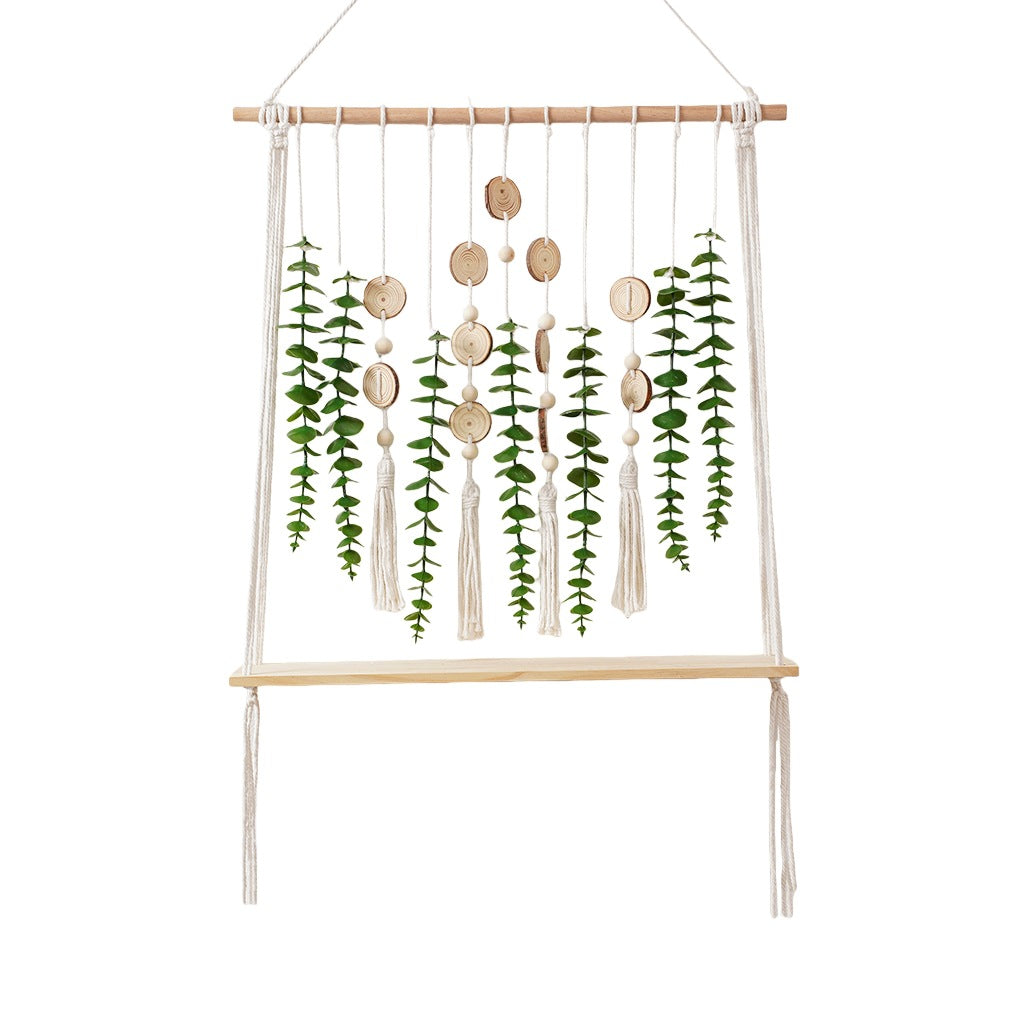 Macramé Wall Hanging Shelf Bowlift