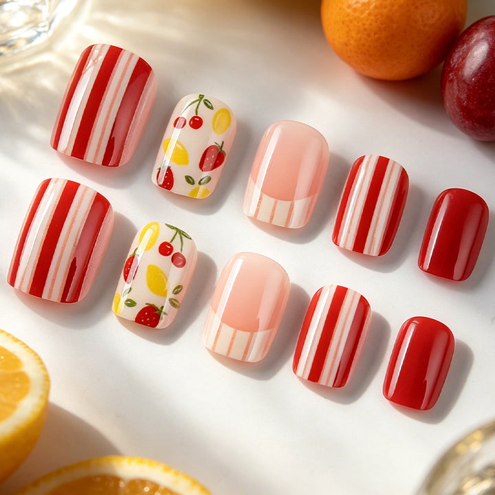 Trendy Fruit-Themed Nail Art Bowlift