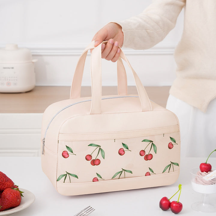 Insulated Lunch Bag with Stylish Blueberry Design Bowlift