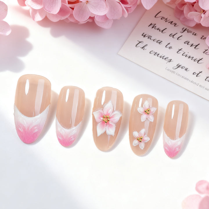 Artistic nail designs with floral accents Bowlift