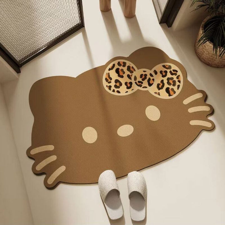 Cute Cat-Shaped Area Rug