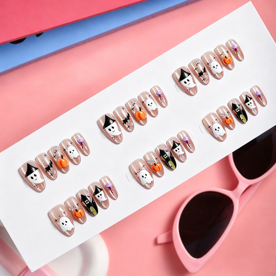 Creative Halloween Art Nail Set Bowlift