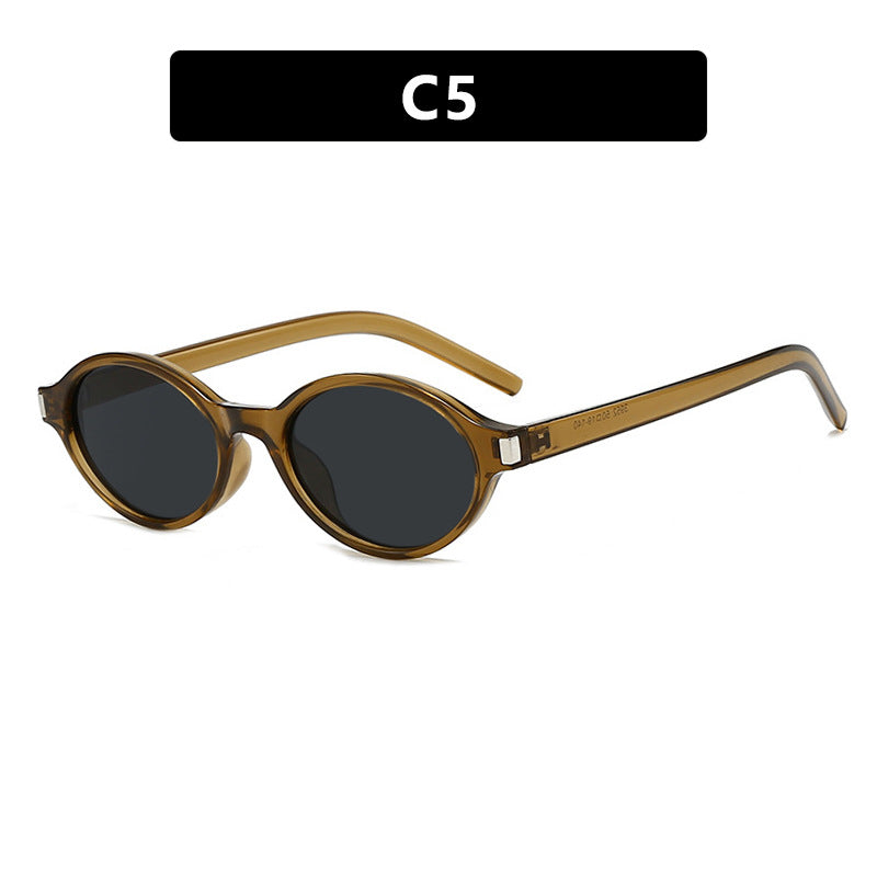 Women's elegant round sunglasses with modern frame Bowlift