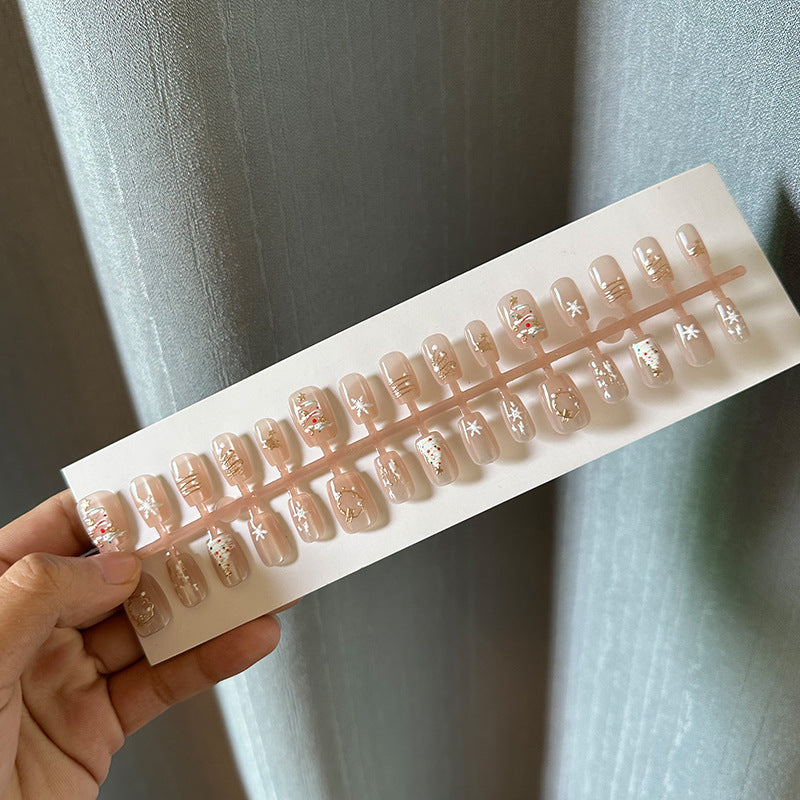 Artistic Ombre Press-On Nail Tips Set Bowlift