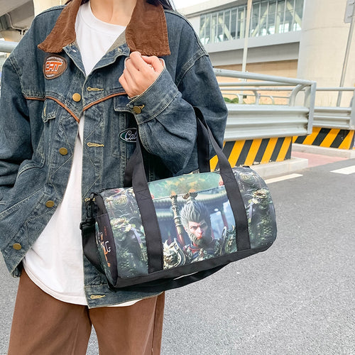 Sporty roller travel bag with unique design Bowlift