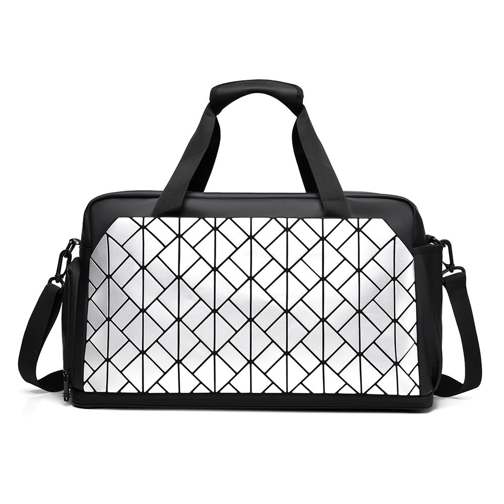 Trendy Multi-Compartment Travel Duffel Bag Bowlift